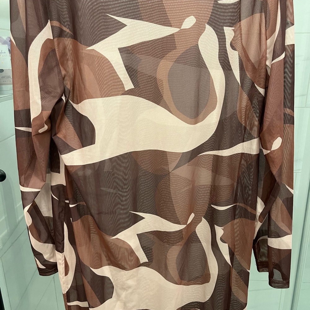 Sheer multi colored dress